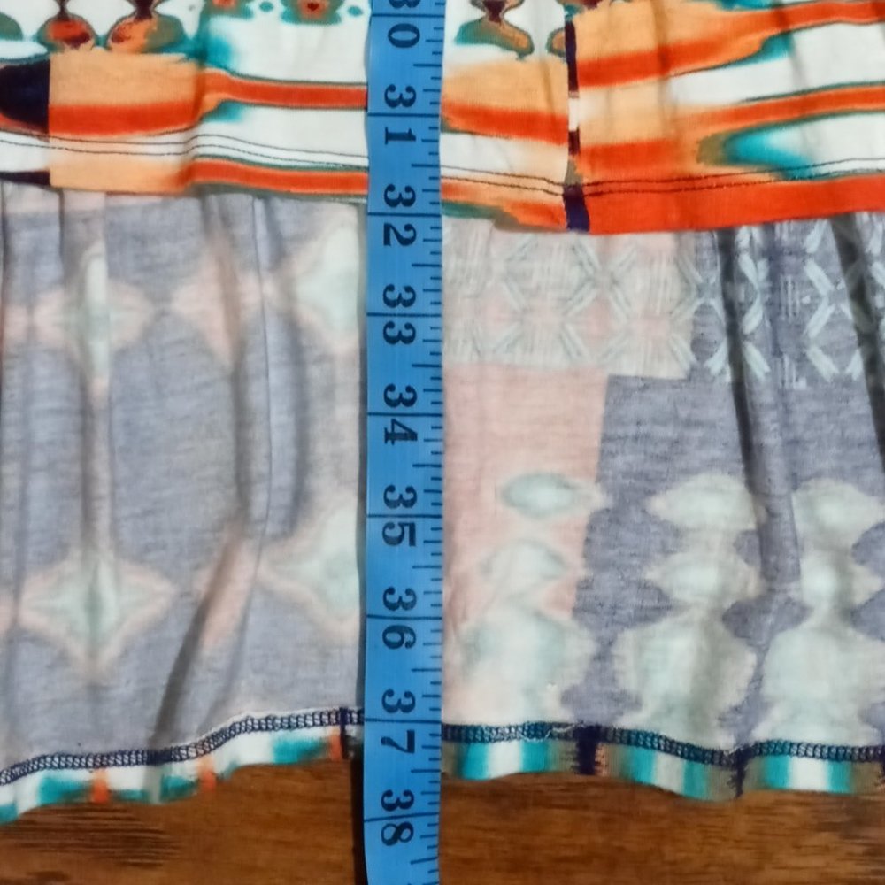 CATO Print Ruffled Top Dress - Picture 5 of 7